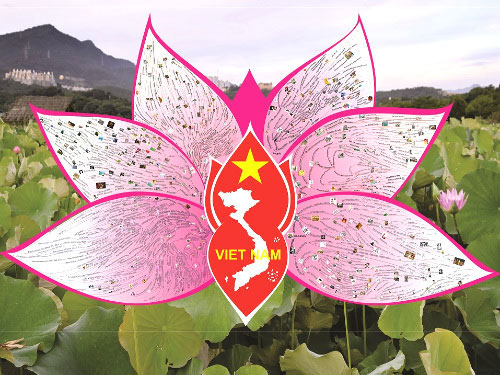 Tranh bản đồ tư duy Việt Nam lập kỷ lục Guinness thế giới